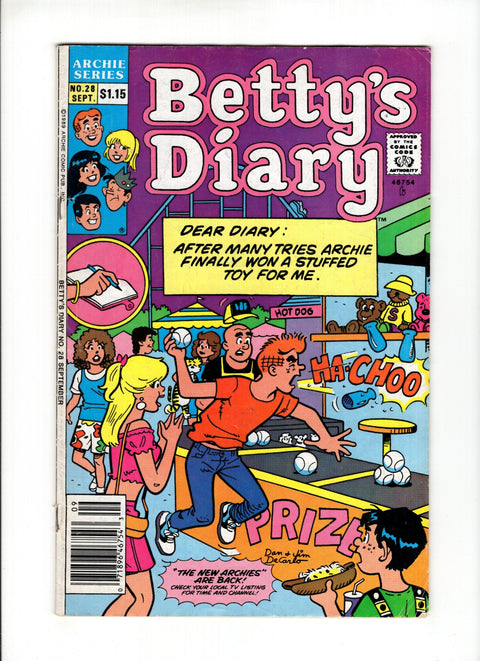 Betty's Diary #28 (1989) Archie Comic Publications 1989