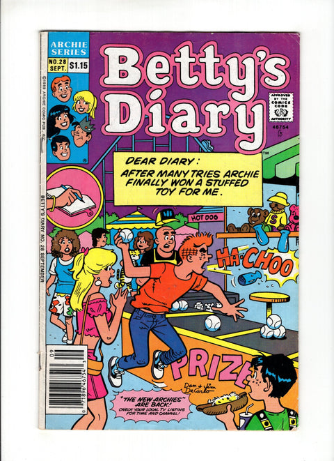 Betty's Diary #28 (1989)   Archie Comic Publications 1989