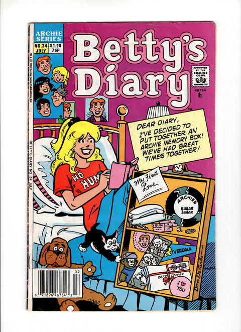 Betty's Diary #34A (1990) Archie Comic Publications 1990