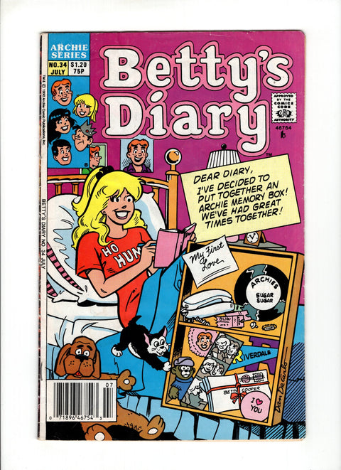 Betty's Diary #34A (1990)   Archie Comic Publications 1990
