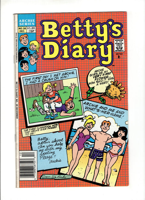 Betty's Diary #38 (1990)   Archie Comic Publications 1990
