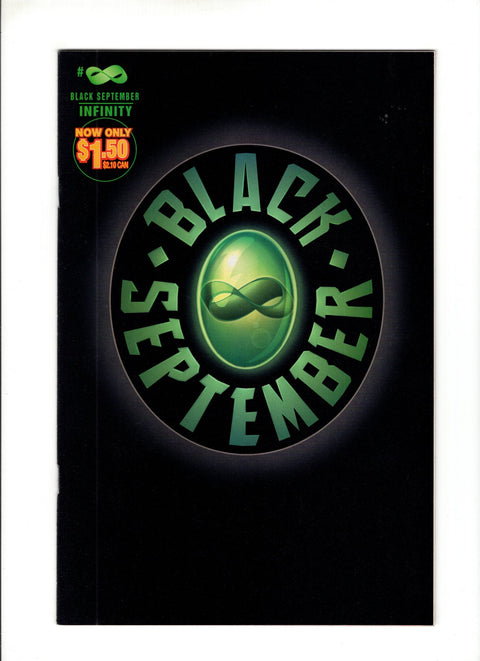 Black September #1 (1995) Infinity - Black cover Infinity - Black cover Malibu Comics 1995