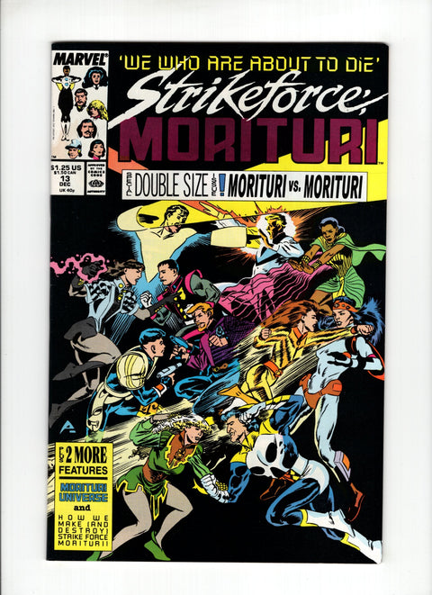 Strikeforce: Morituri #13 (1987)   Marvel Comics 1987