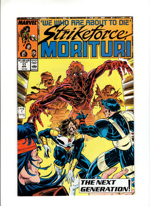 Strikeforce: Morituri #17 (1988) Marvel Comics 1988