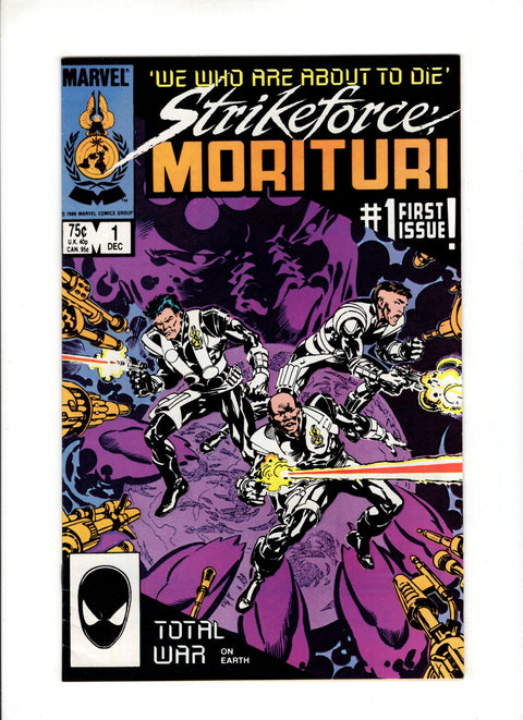 Strikeforce: Morituri #1A (1986) Marvel Comics 1986