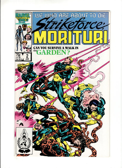 Strikeforce: Morituri #2A (1987) Marvel Comics 1987