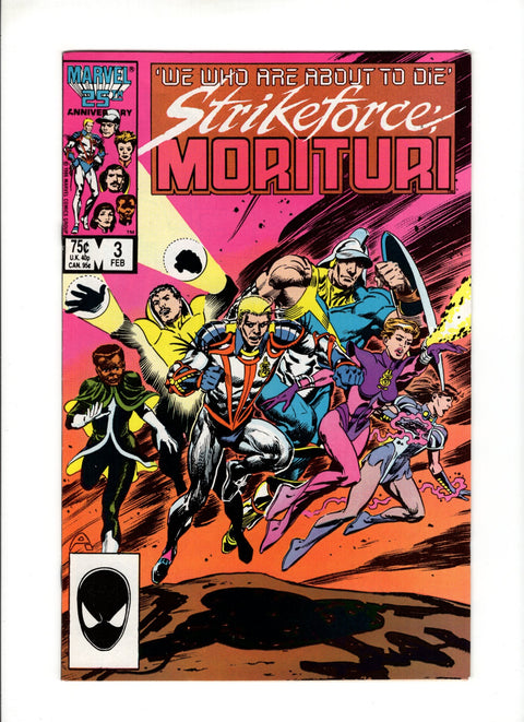 Strikeforce: Morituri #3A (1987) Marvel Comics 1987
