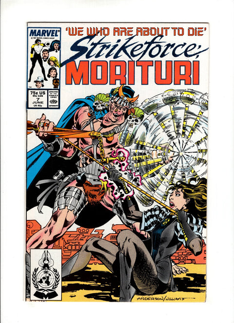Strikeforce: Morituri #7A (1987) Marvel Comics 1987