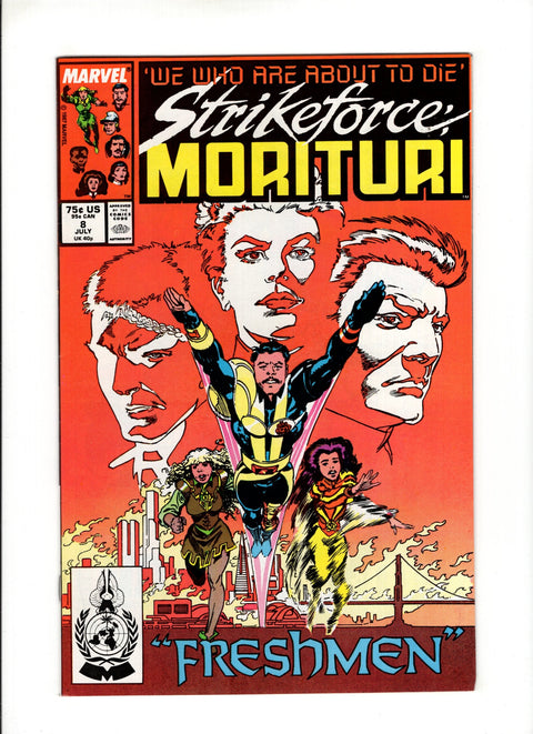 Strikeforce: Morituri #8A (1987) Marvel Comics 1987