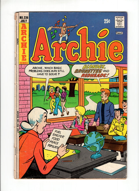 Archie, Vol. 1 #236 (1974) Archie Comic Publications 1974
