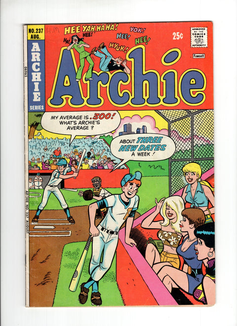Archie, Vol. 1 #237 (1974) Archie Comic Publications 1974
