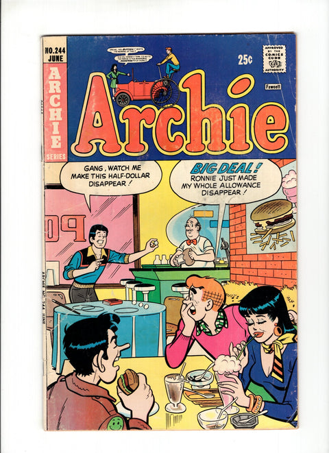 Archie, Vol. 1 #244 (1975) Archie Comic Publications 1975