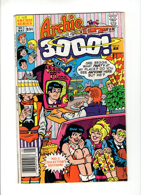 Archie 3000 #1C (1989) CPV Archie Comic Publications 1989