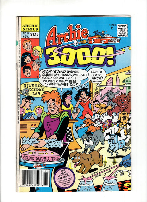Archie 3000 #5C (1989) CPV Archie Comic Publications 1989