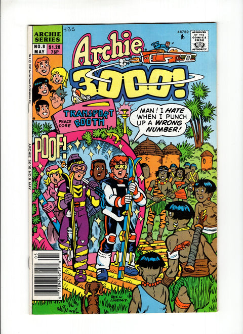 Archie 3000 #8C (1990) CPV Archie Comic Publications 1990