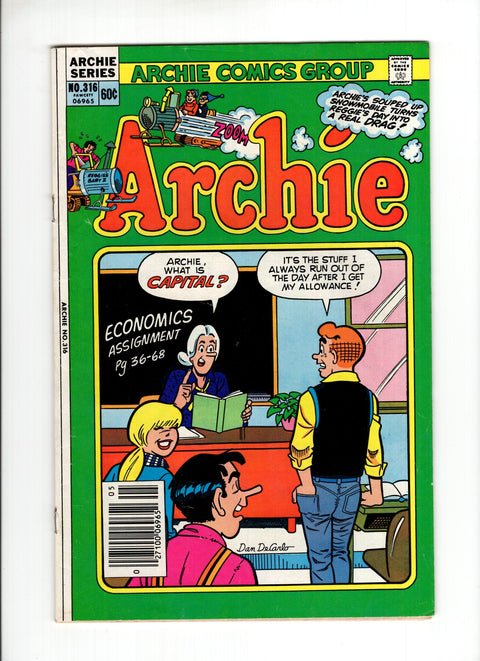Archie, Vol. 1 #316 (1982) Archie Comic Publications 1982