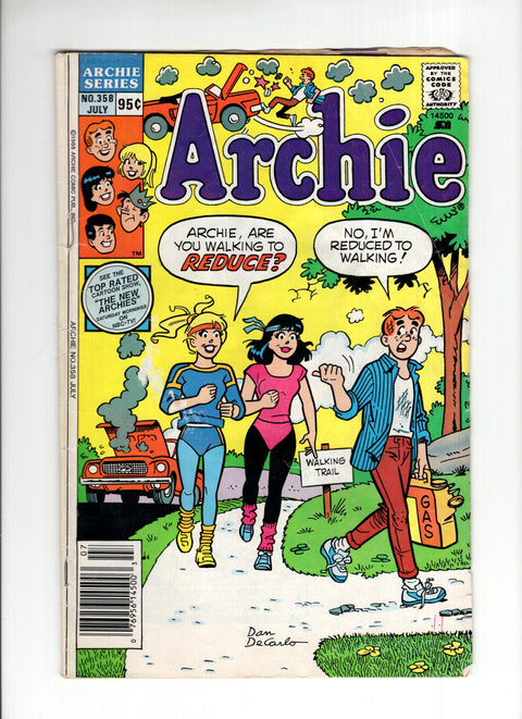 Archie, Vol. 1 #358A (1988) Archie Comic Publications 1988