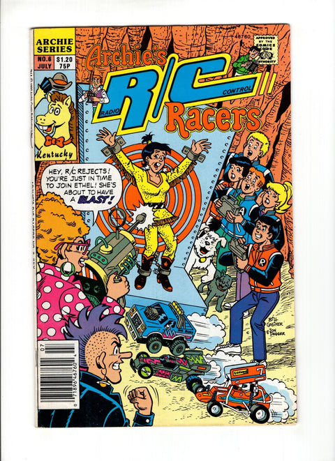 Archie's RC Racers #6C (1990) CPV Archie Comic Publications 1990
