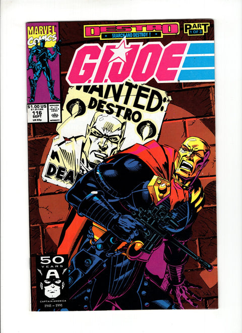 G.I. Joe: A Real American Hero (Marvel) #116A (1991) Marvel Comics 1991