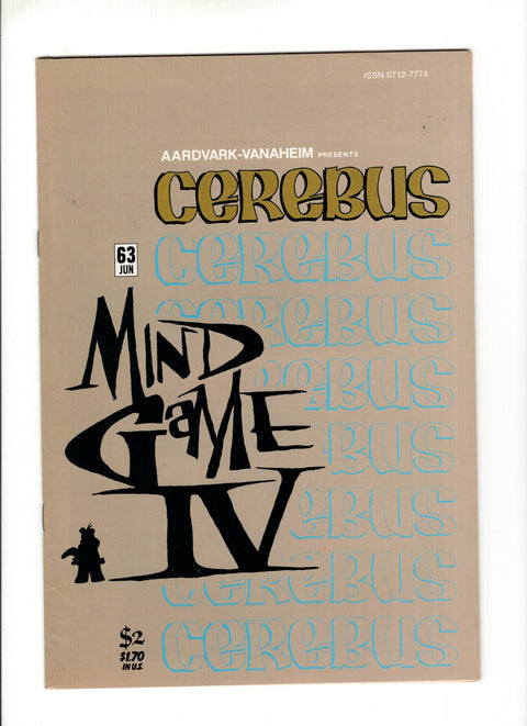 Cerebus the Aardvark #63 (1984) Aardvark-Vanaheim 1984