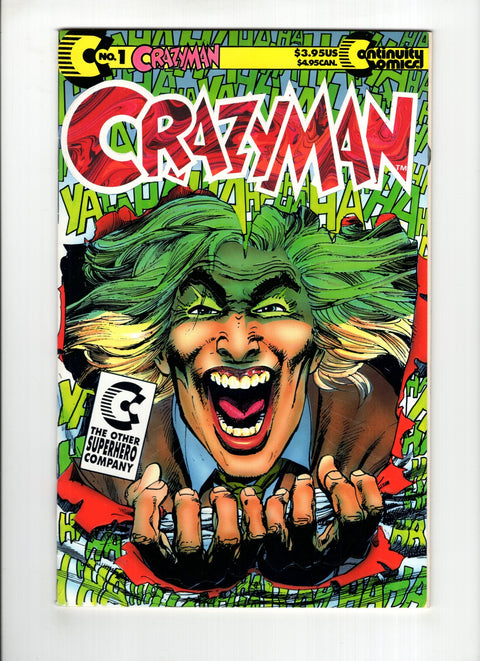 Crazyman, Vol. 1 #1 (1992) Continuity Comics 1992