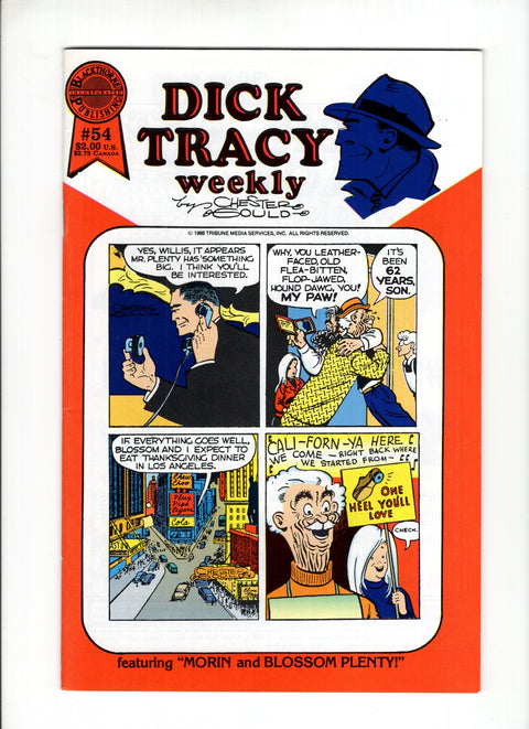 Dick Tracy Weekly #54 (1988) Blackthorne Publishing 1988