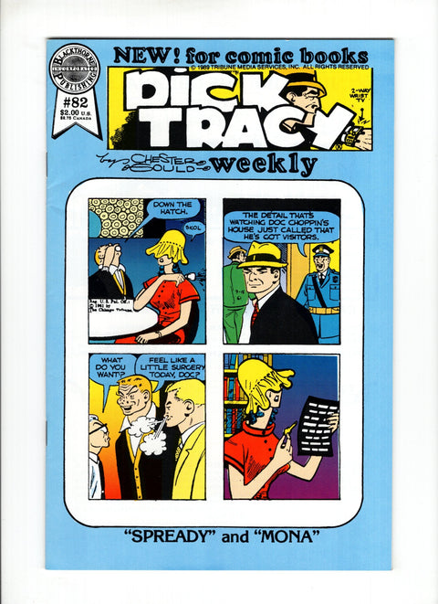 Dick Tracy Weekly #82 (1989)   Blackthorne Publishing 1989