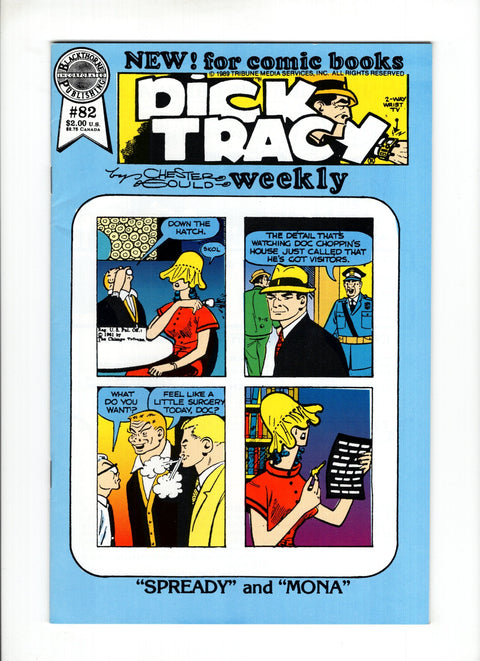 Dick Tracy Weekly #82 (1989) Blackthorne Publishing 1989