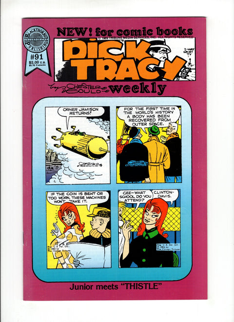 Dick Tracy Weekly #91 (1989)   Blackthorne Publishing 1989