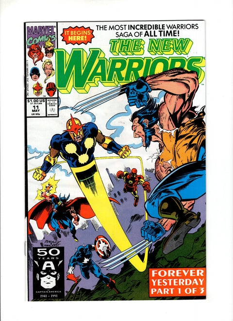 The New Warriors, Vol. 1 #11A (1991) Marvel Comics 1991