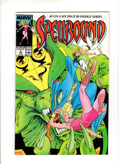 Spellbound, Vol. 2 #3 (1988) Marvel Comics 1988