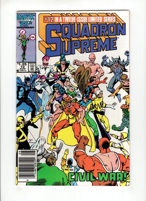 Squadron Supreme, Vol. 1 #12B (1986) Marvel Comics 1986