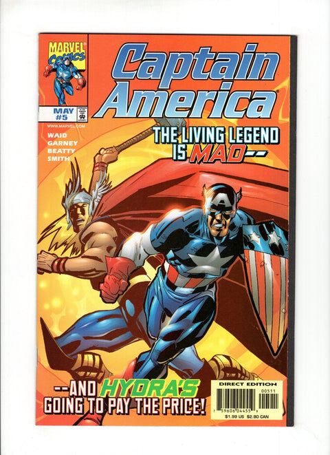 Captain America, Vol. 3 #5A (1998) Marvel Comics 1998