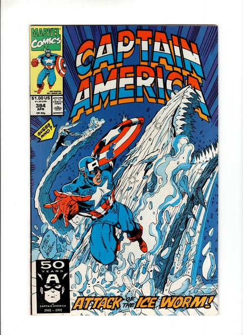 Captain America, Vol. 1 #384A (1991)   Marvel Comics 1991