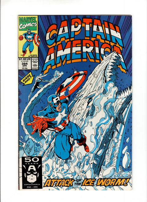 Captain America, Vol. 1 #384A (1991) Marvel Comics 1991