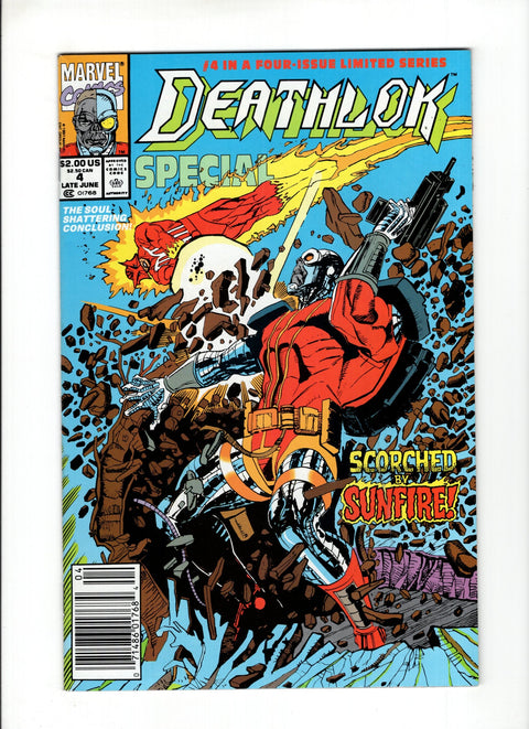 Deathlok Special #4B (1991) Newsstand Marvel Comics 1991