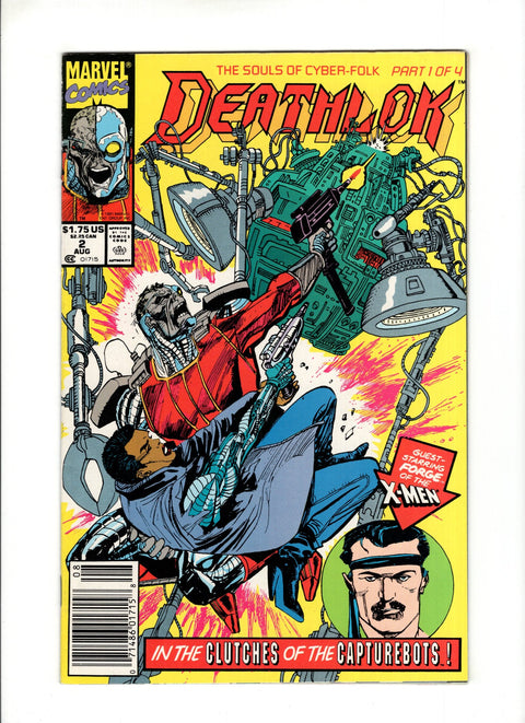 Deathlok, Vol. 2 #2B (1991) Newsstand Marvel Comics 1991
