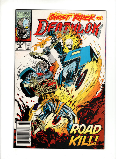 Deathlok, Vol. 2 #9B (1992) Newsstand Marvel Comics 1992