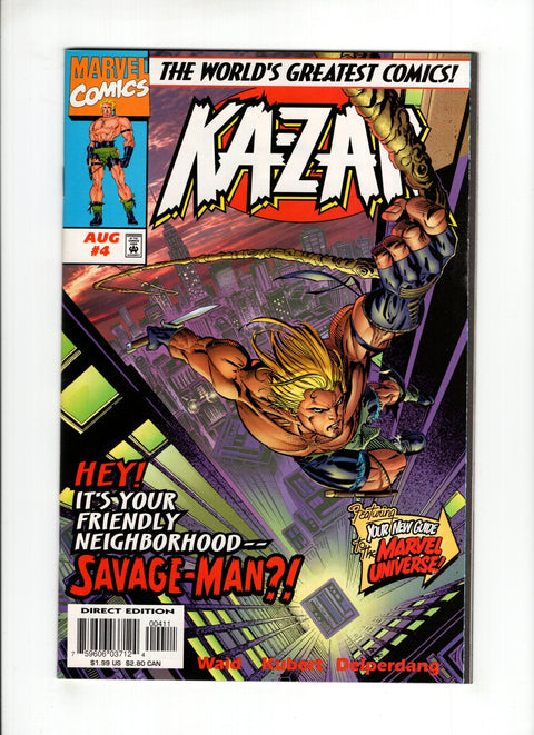 Ka-Zar, Vol. 4 #4A (1997) Marvel Comics 1997