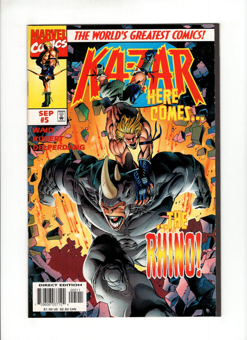 Ka-Zar, Vol. 4 #5 (1997) Marvel Comics 1997