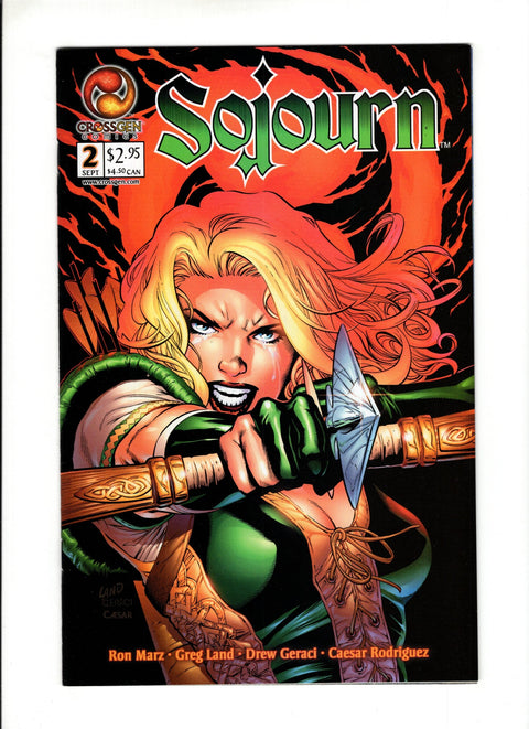 Sojourn #2 (2001) Greg Land Cover Greg Land Cover CrossGen Comics 2001