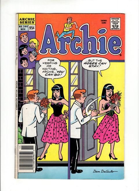 Archie, Vol. 1 #344B (1986) CPV Archie Comic Publications 1986