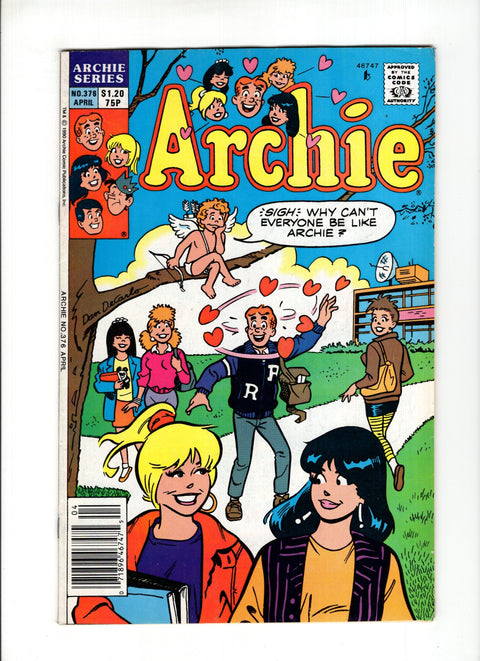 Archie, Vol. 1 #376C (1990) CPV Archie Comic Publications 1990