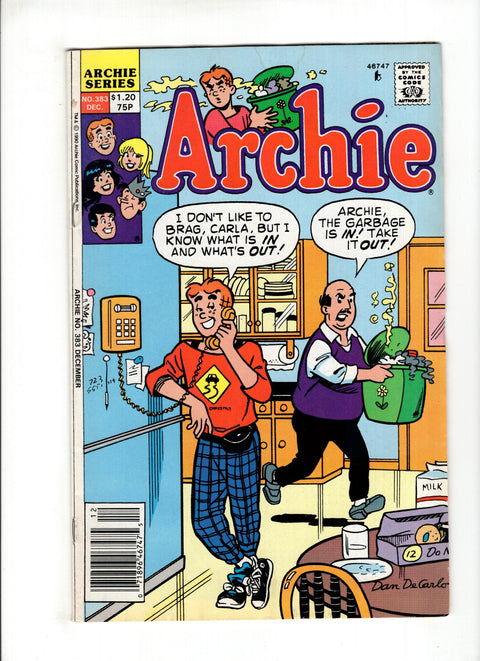 Archie, Vol. 1 #383C (1991) CPV Archie Comic Publications 1991