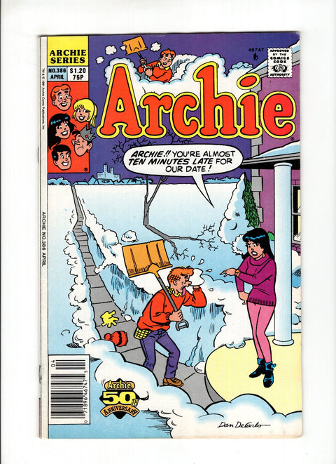 Archie, Vol. 1 #386C (1991) CPV Archie Comic Publications 1991