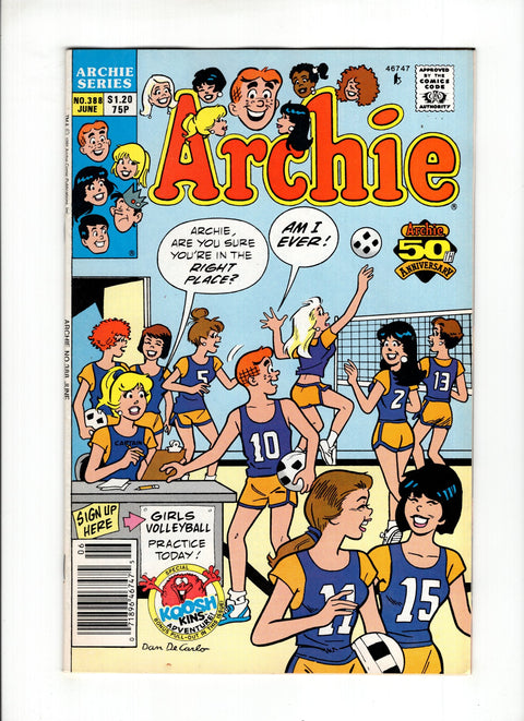 Archie, Vol. 1 #388C (1991) CPV Archie Comic Publications 1991