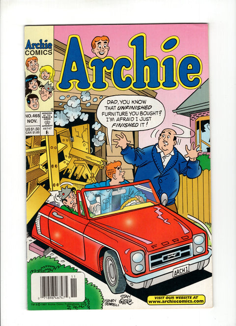 Archie, Vol. 1 #465B (1997) Archie Comic Publications 1997