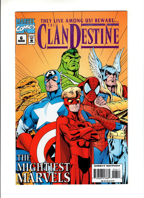 The Clandestine, Vol. 1 #6 (1995) Marvel Comics 1995