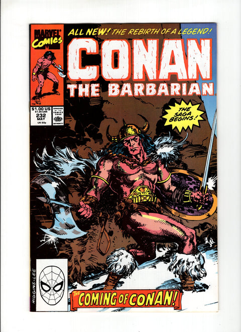 Conan the Barbarian, Vol. 1 #232A (1990) Marvel Comics 1990