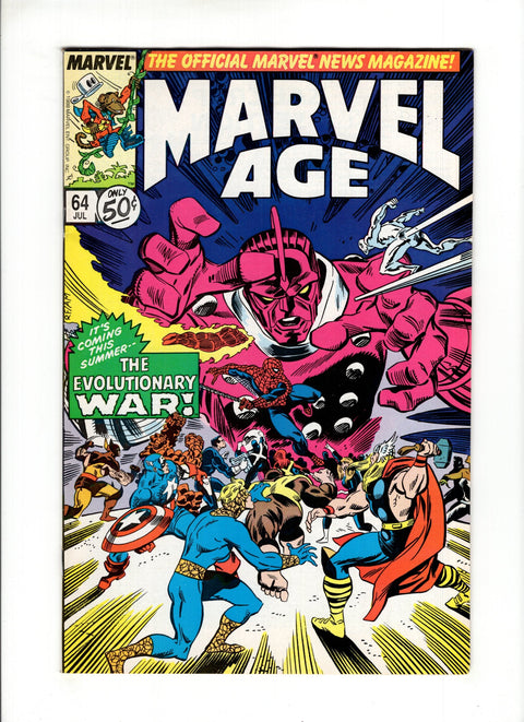 Marvel Age #64 (1988) Marvel Comics 1988